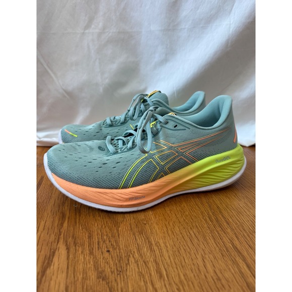 ASICS Gel-Cumulus 25 Women's Running Shoes Teal Yellow Orange Size
